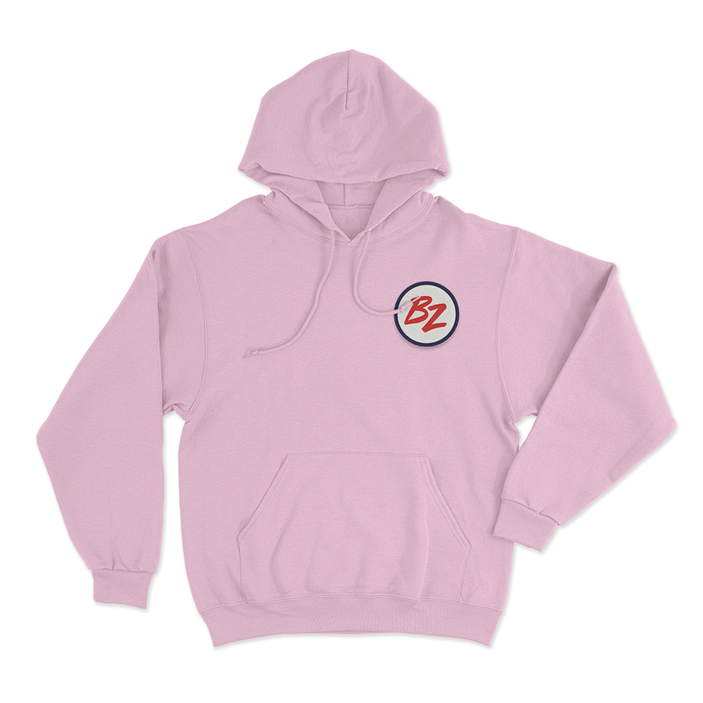 BZ Circular Logo Hoodie Pink BZ Circular Logo Hoodie Pink