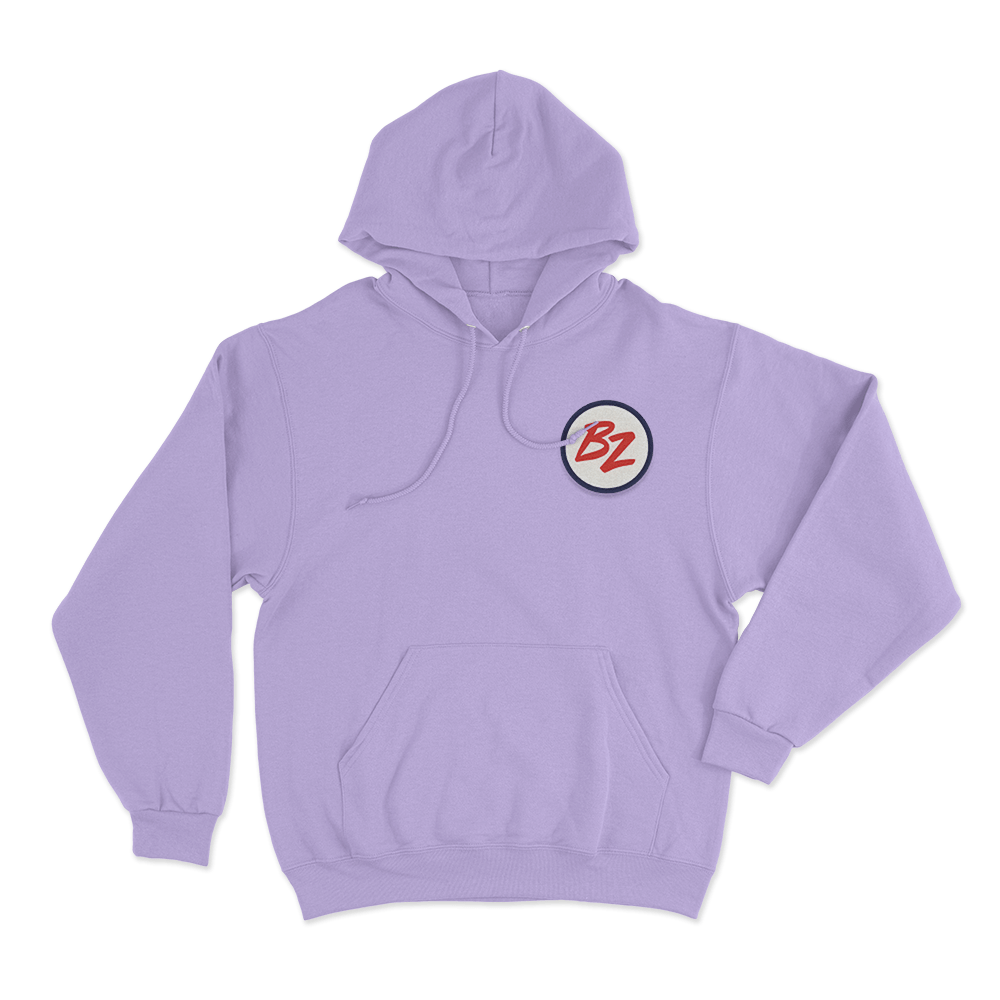 BZ Circular Logo Hoodie Purple BZ Circular Logo Hoodie Purple