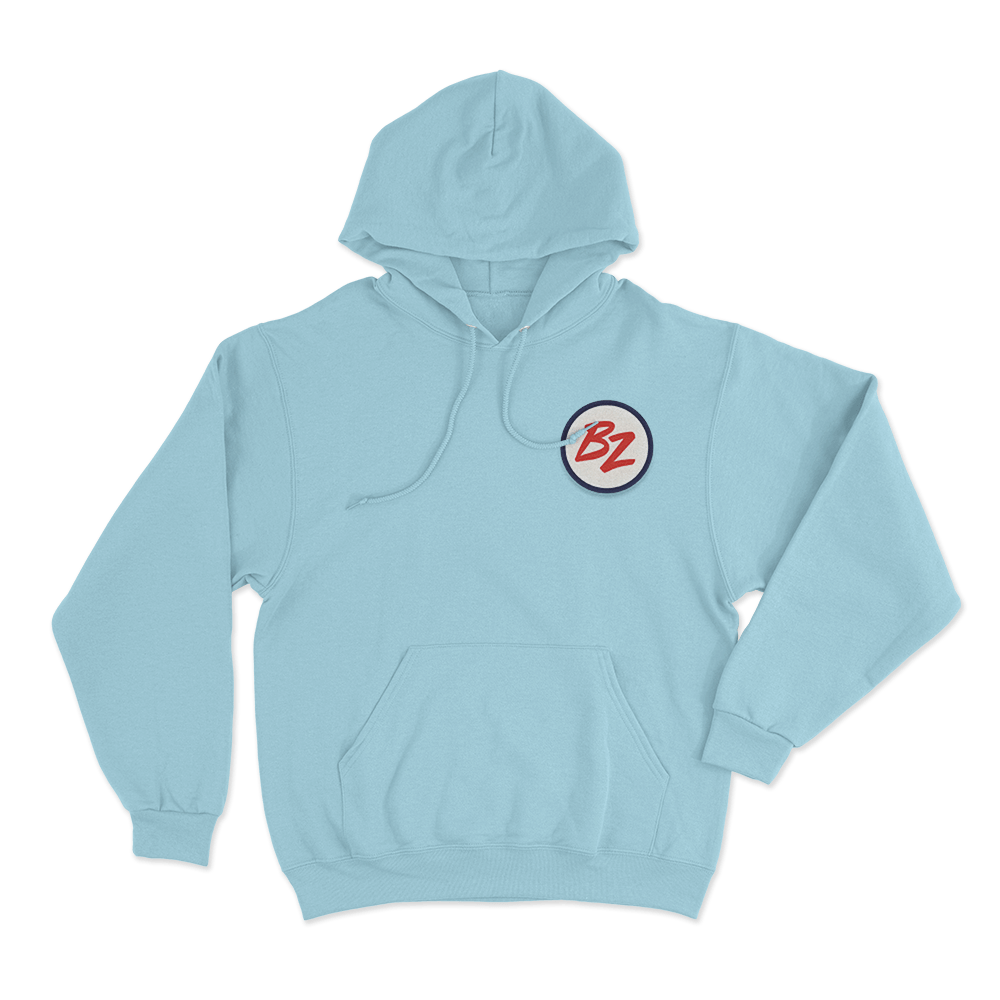 BZ Circular Logo Hoodie Sky Blue BZ Circular Logo Hoodie Sky Blue