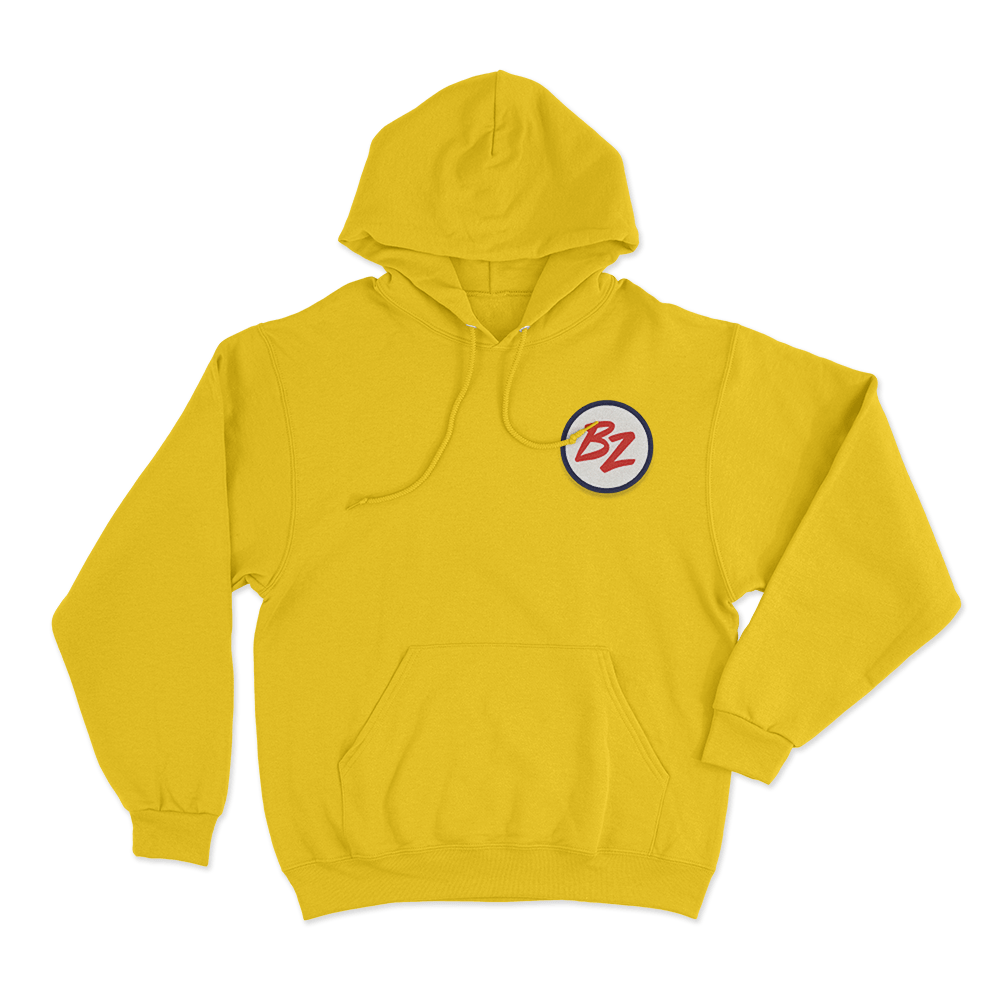BZ Circular Logo Hoodie Yellow BZ Circular Logo Hoodie Yellow