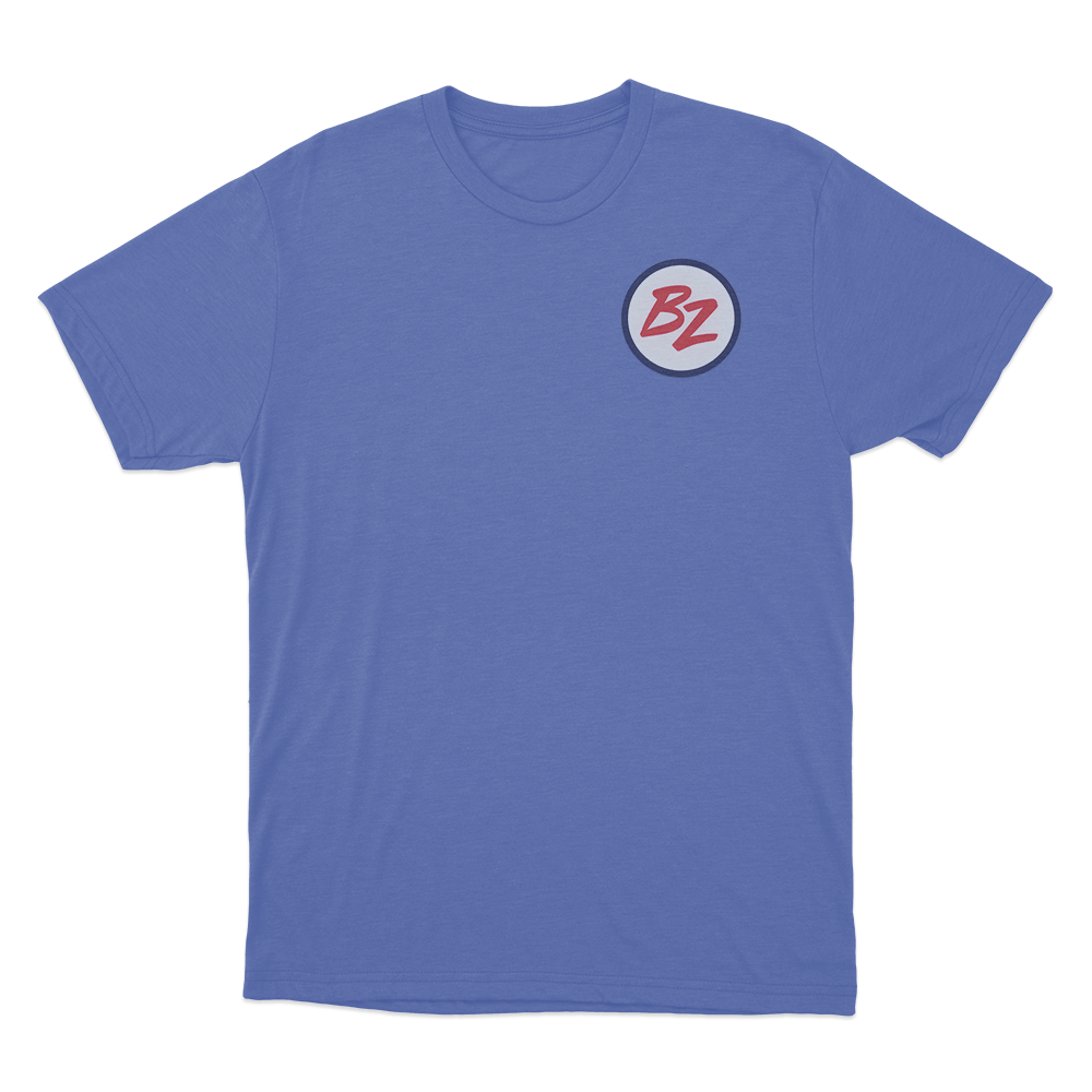 BZ Circular Logo T Shirt Blue BZ Circular Logo T Shirt Blue 1