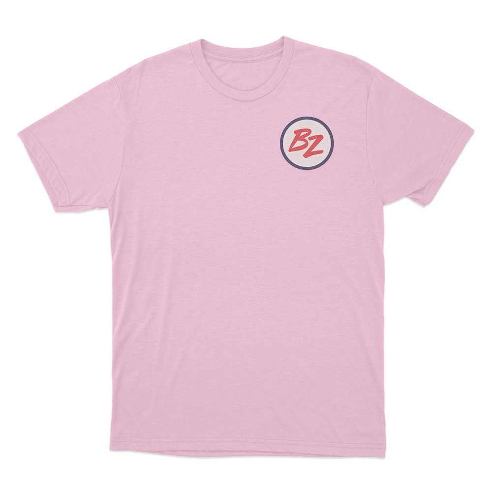 BZ Circular Logo T Shirt Pink BZ Circular Logo T Shirt Pink 1