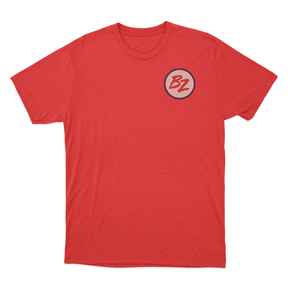 BZ Circular Logo T Shirt Red BZ Circular Logo T Shirt Red 1