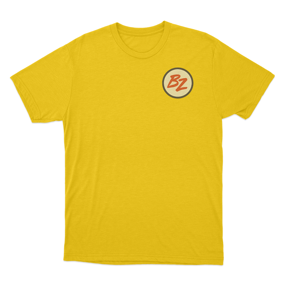 BZ Circular Logo T Shirt Yellow BZ Circular Logo T Shirt Yellow 1