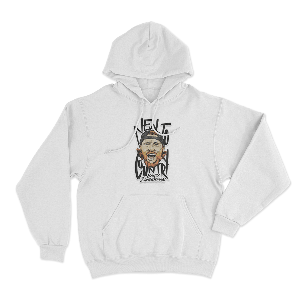 BZ Illustration Hoodie White BZ Illustration Hoodie White