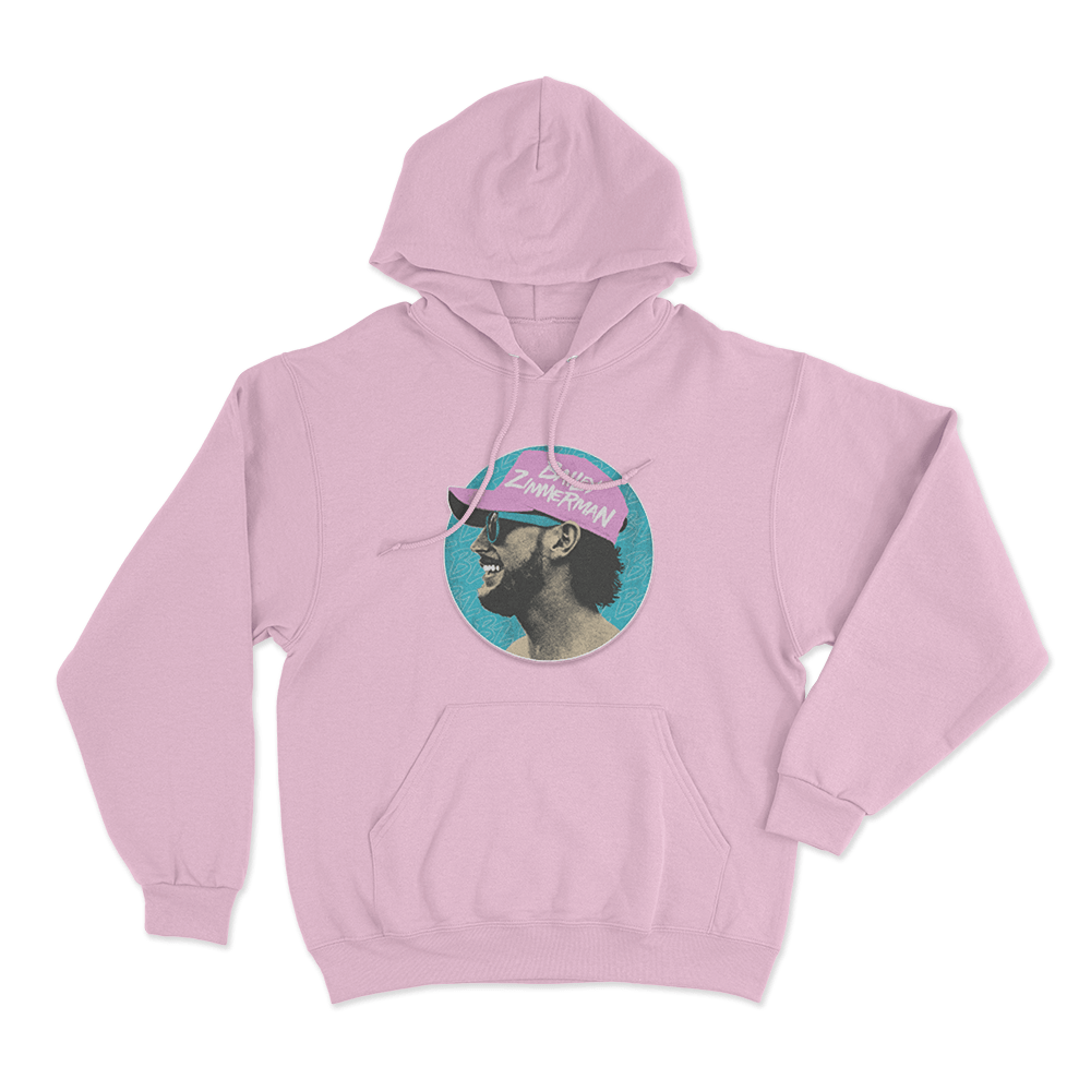 Bailey Zimmerman Circular Portrait Hoodie Pink Bailey Zimmerman Circular Portrait Hoodie Pink