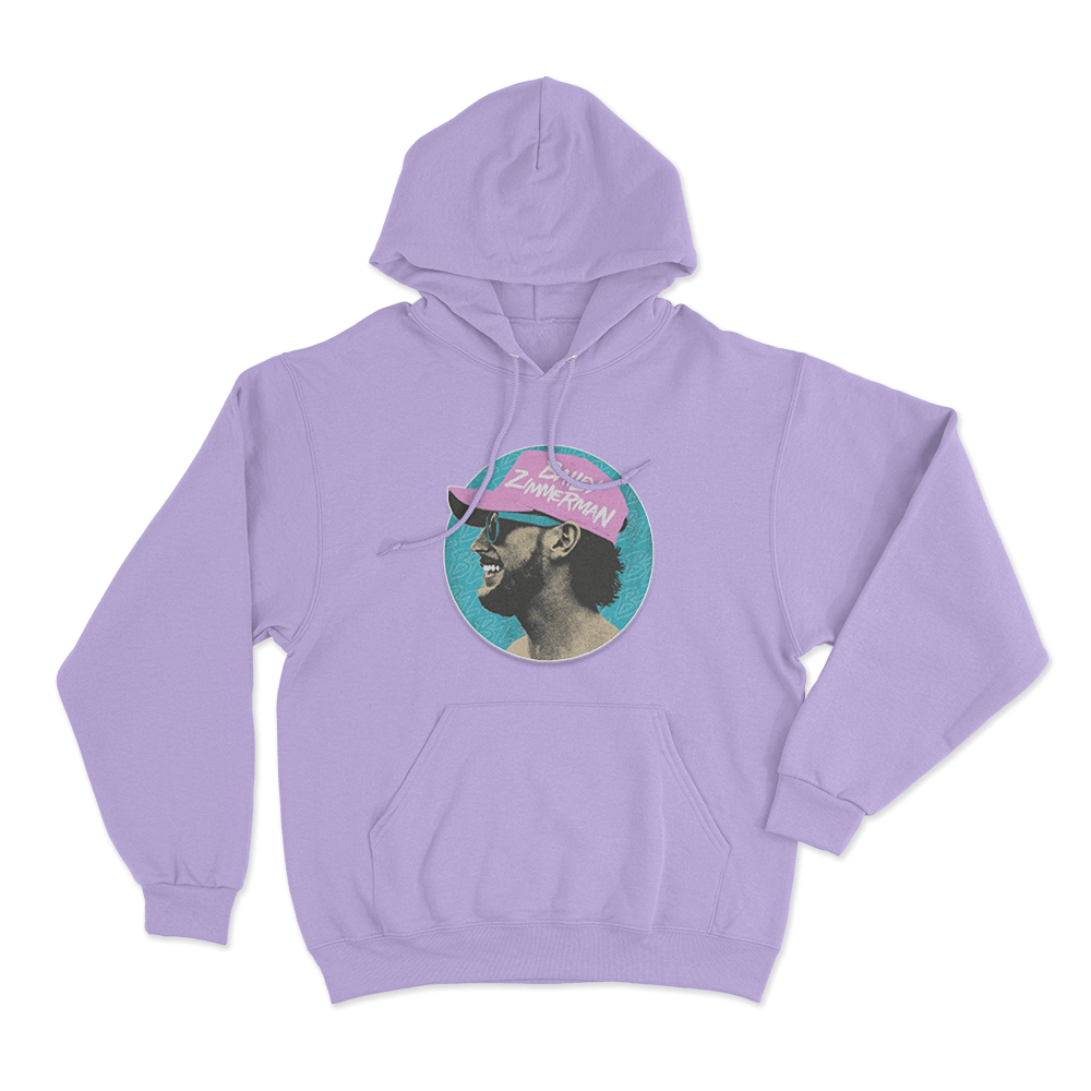 Bailey Zimmerman Circular Portrait Hoodie Purple Bailey Zimmerman Circular Portrait Hoodie Purple