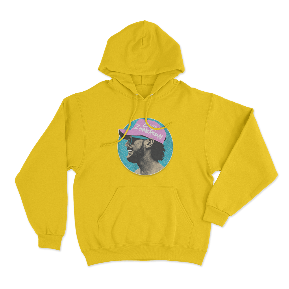 Bailey Zimmerman Circular Portrait Hoodie Yellow Bailey Zimmerman Circular Portrait Hoodie Yellow