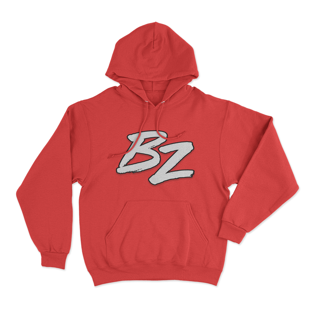 Classical BZ Logo Hoodie Red Classical BZ Logo Hoodie Red