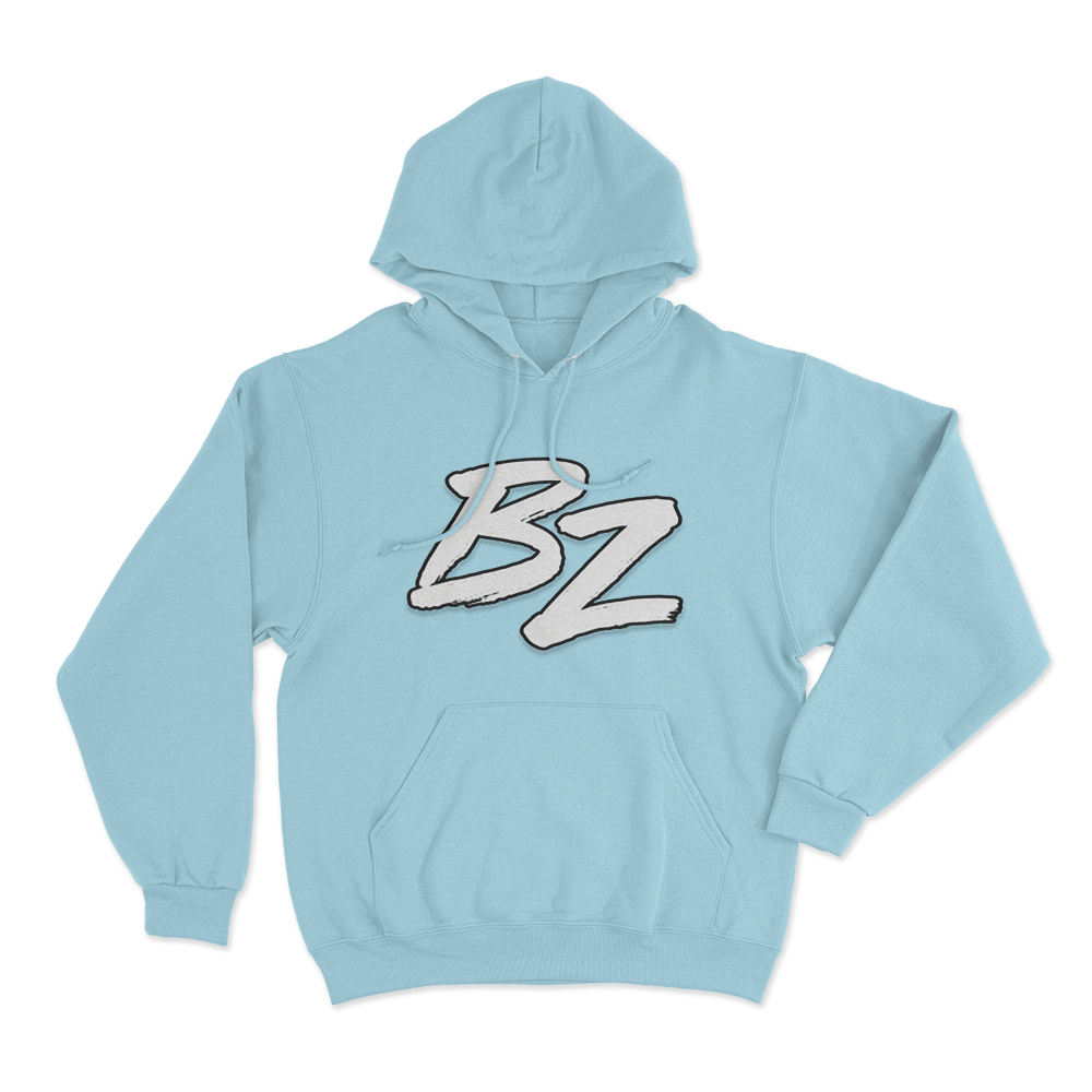 Classical BZ Logo Hoodie Sky Blue Classical BZ Logo Hoodie Sky Blue