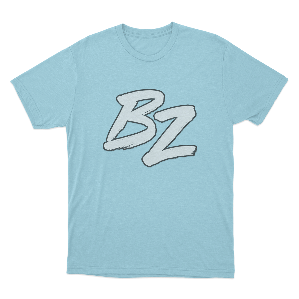 Classical BZ Logo T Shirt Sky Blue Classical BZ Logo T Shirt Sky Blue