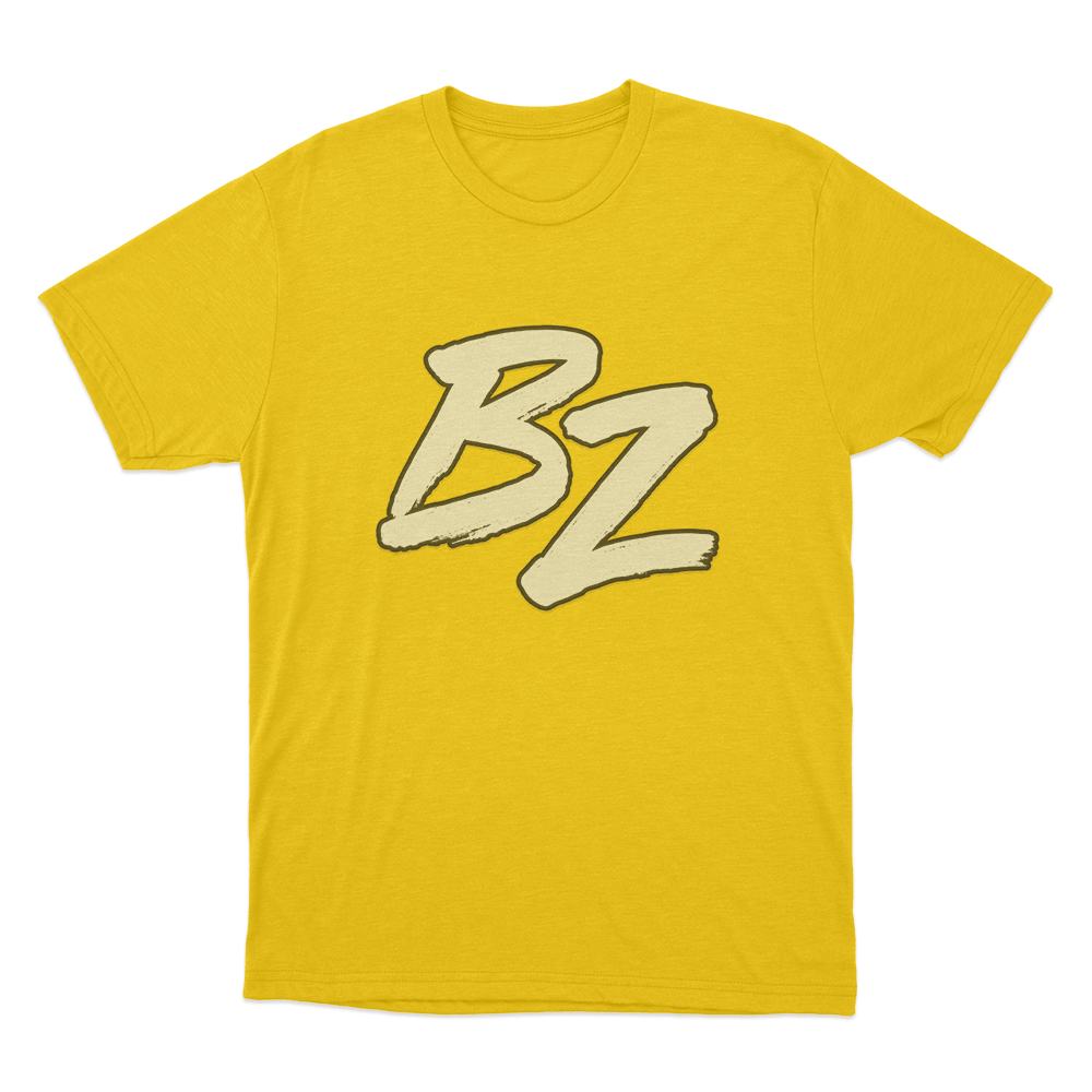 Classical BZ Logo T Shirt Yellow Classical BZ Logo T Shirt Yellow