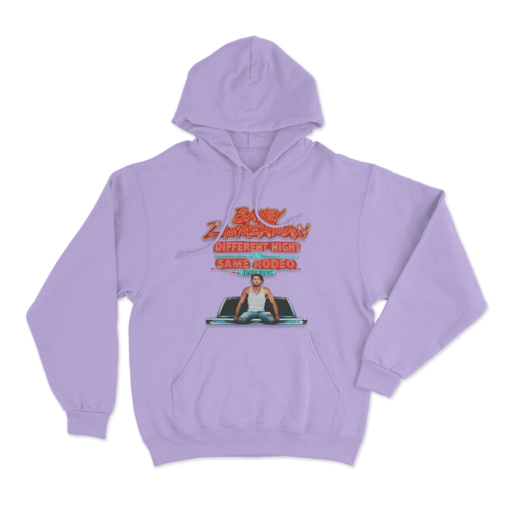Different Night Same Rodeo Hoodie Purple Different Night Same Rodeo Hoodie Purple