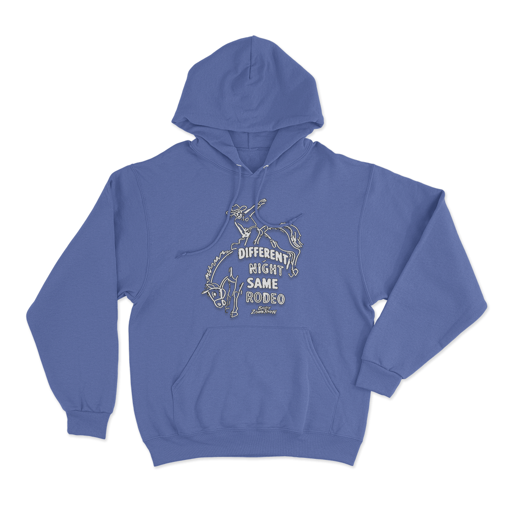 Rodeo Cowboy Hoodie Blue Rodeo Cowboy Hoodie Blue 1