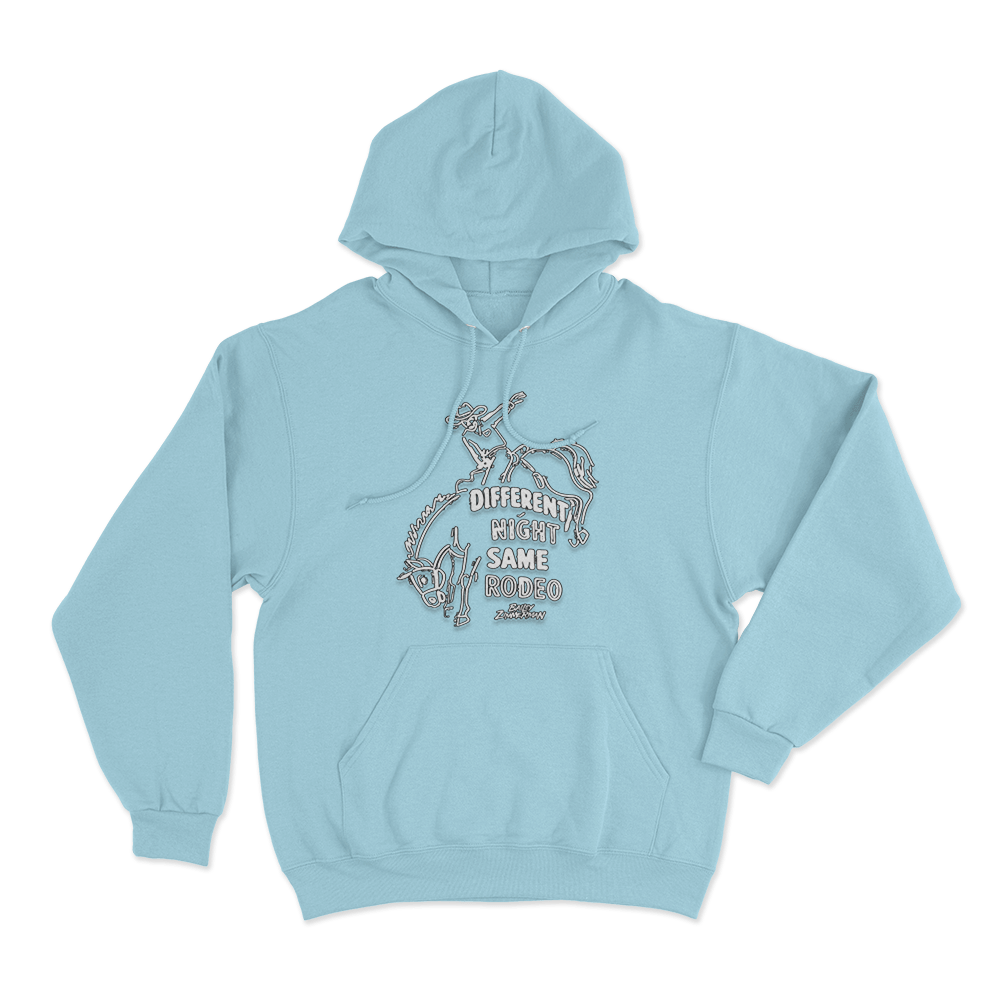 Rodeo Cowboy Hoodie Sky Blue Rodeo Cowboy Hoodie Sky Blue 1