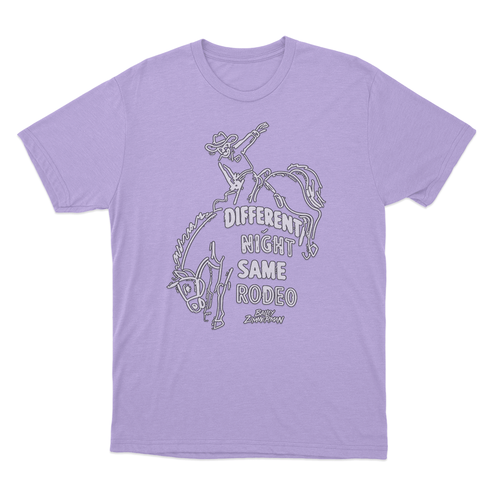 Rodeo Cowboy T Shirt Purple Rodeo Cowboy T Shirt Purple